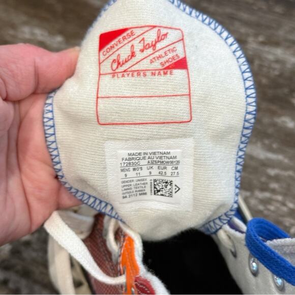 Converse NBA x Chuck 70 High '75th Anniversary' Shoes Mens Size 9 172830C NIB - Picture 7 of 15